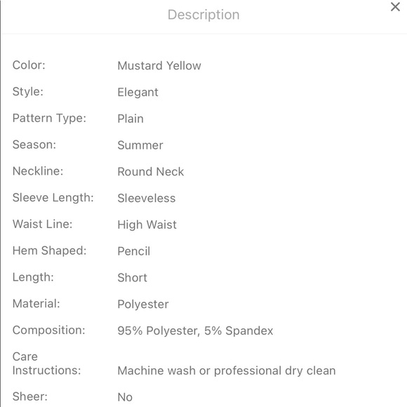 SHEIN Curve +Plus Solid Shoulder Pad Dress (1XL) - Picture 5 of 5